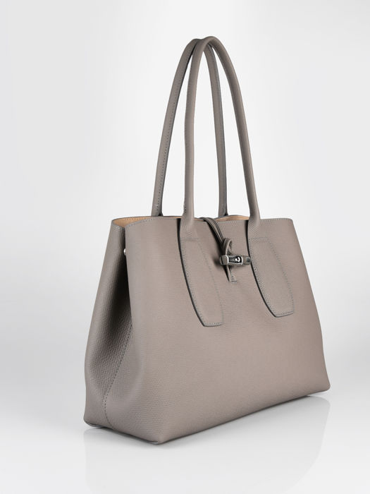 Longchamp Roseau Schoudertas Grijs